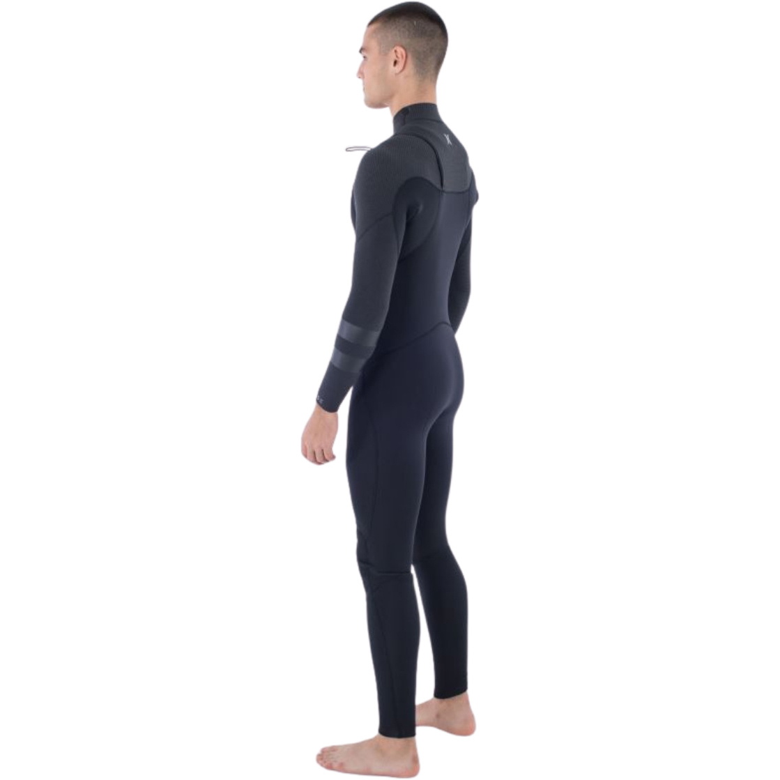2025 Hurley Mens Plus 5/3mm Chest Zip Wetsuit MFS0012504 - Black